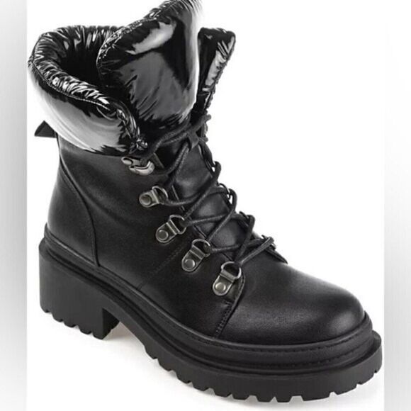 JOURNEE COLLECTION Women's Irrah Combat Boot size 8.5 SHOES BOOTIES - Picture 2 of 11